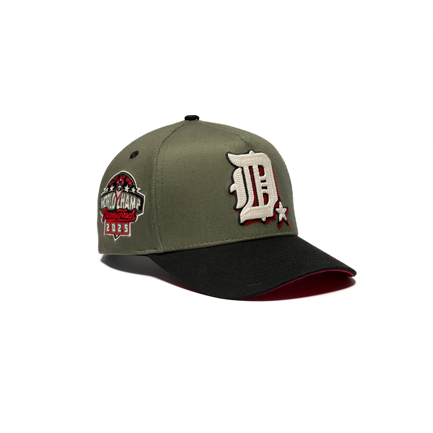 Military Green & Red